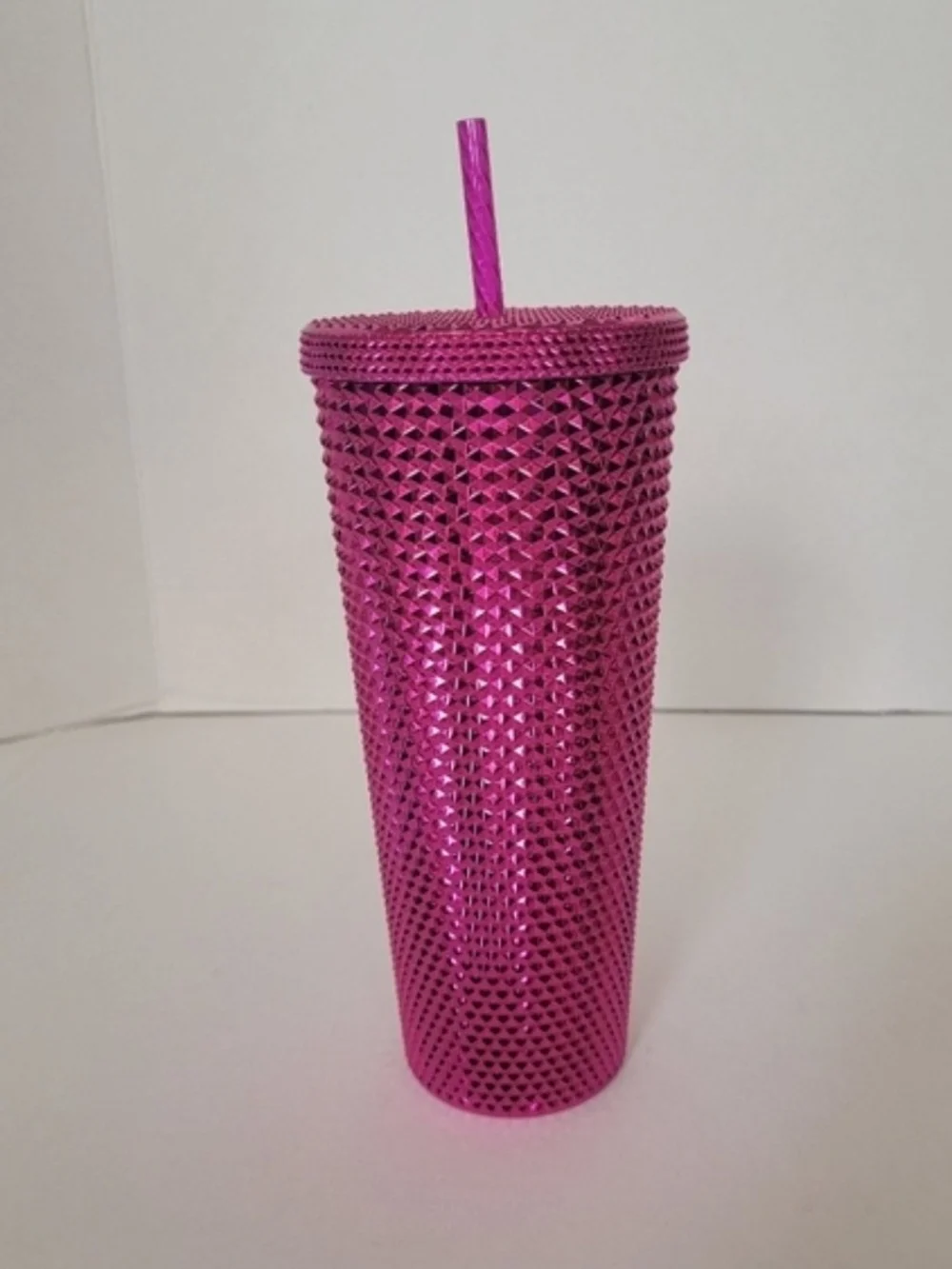Starbucks Chrome Studded Jeweled Tumbler Cups Set New